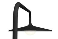 Archigrande Outdoor-stehleuchte, schwarz, 180x84x233 cm