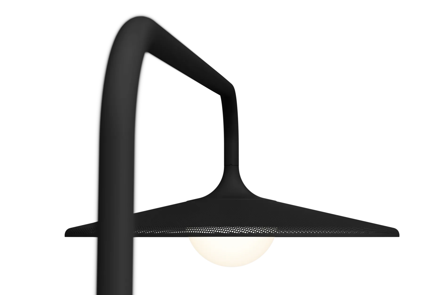 Archigrande Outdoor-stehleuchte, schwarz, 180x84x233 cm