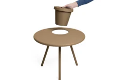 Bakkes Beistelltisch, braun, 60x60x49 cm