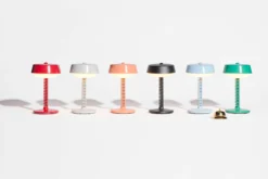 Bellboy Kabellose Tischlampe, rot, 18x18x30 cm