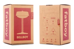 Bellboy Kabellose Tischlampe, rot, 18x18x30 cm
