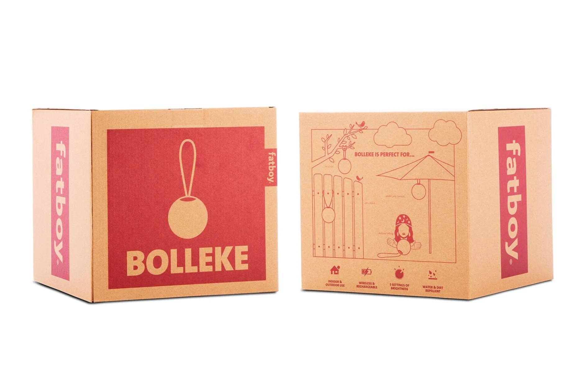 Bolleke Wiederaufladbare Lampe, 20x20x20 cm