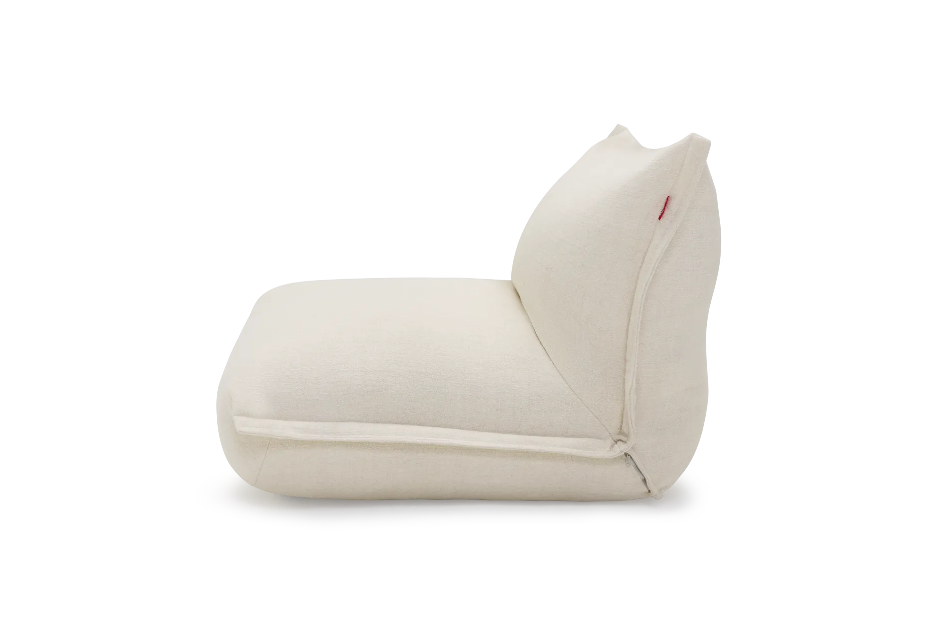 BonBaron Slim Boucle Loungesessel, beige, 102x85x75 cm