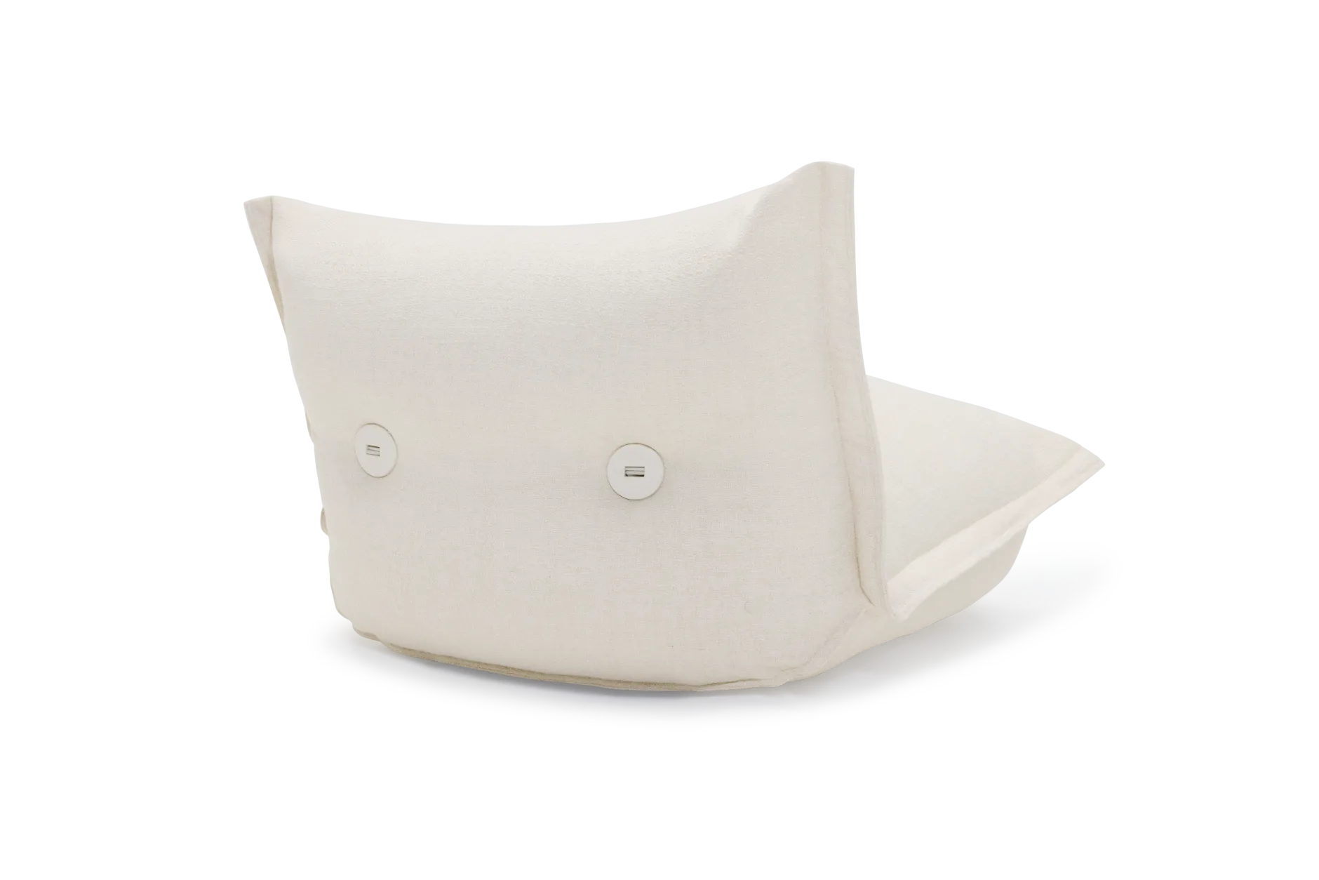 BonBaron Slim Boucle Loungesessel, beige, 102x85x75 cm
