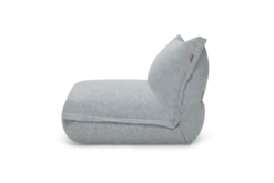 BonBaron Slim Boucle Loungesessel, grau, 102x85x75 cm