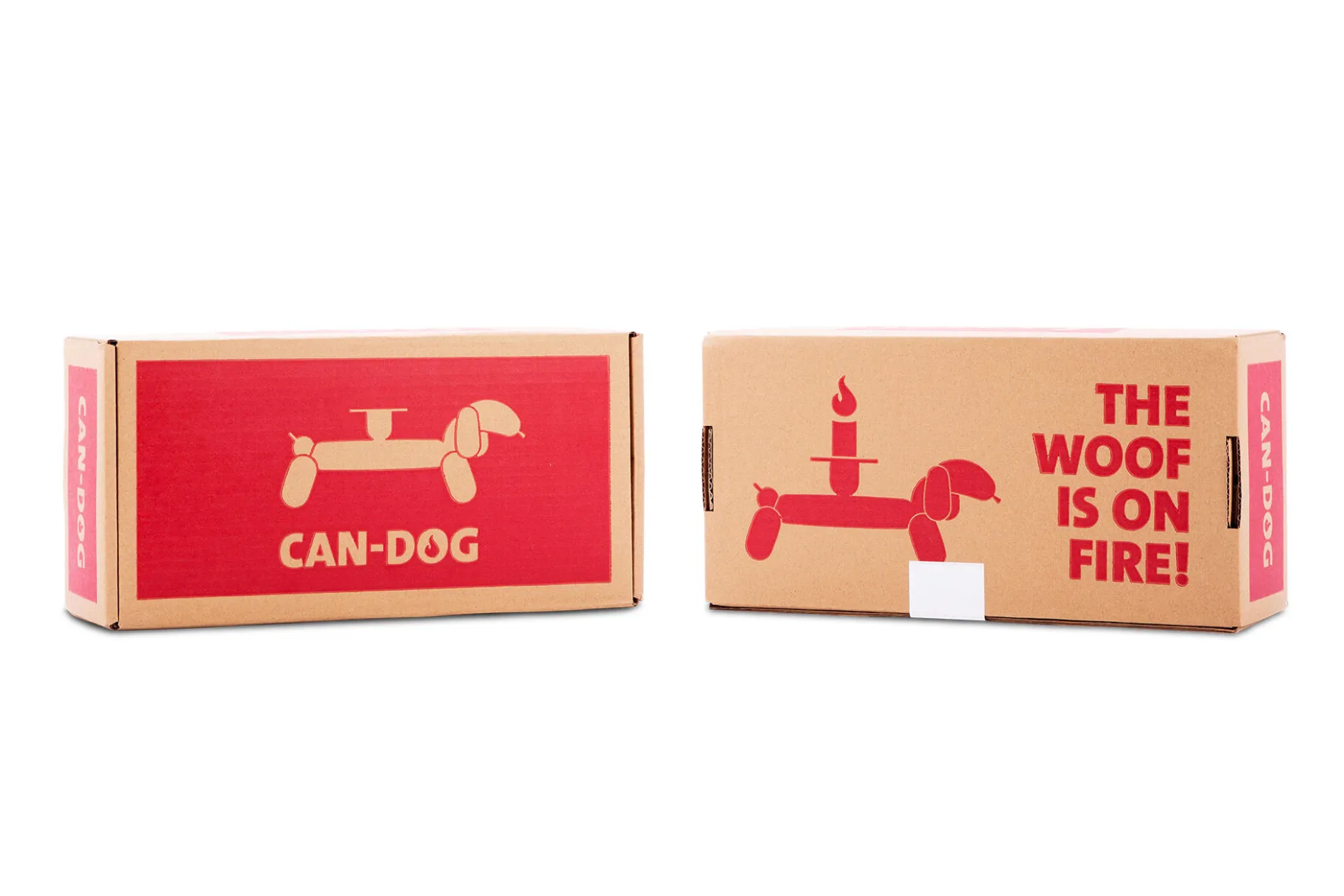 Can-Dog Kerzenhalter, schwarz, 28.5x8.2x10.7 cm