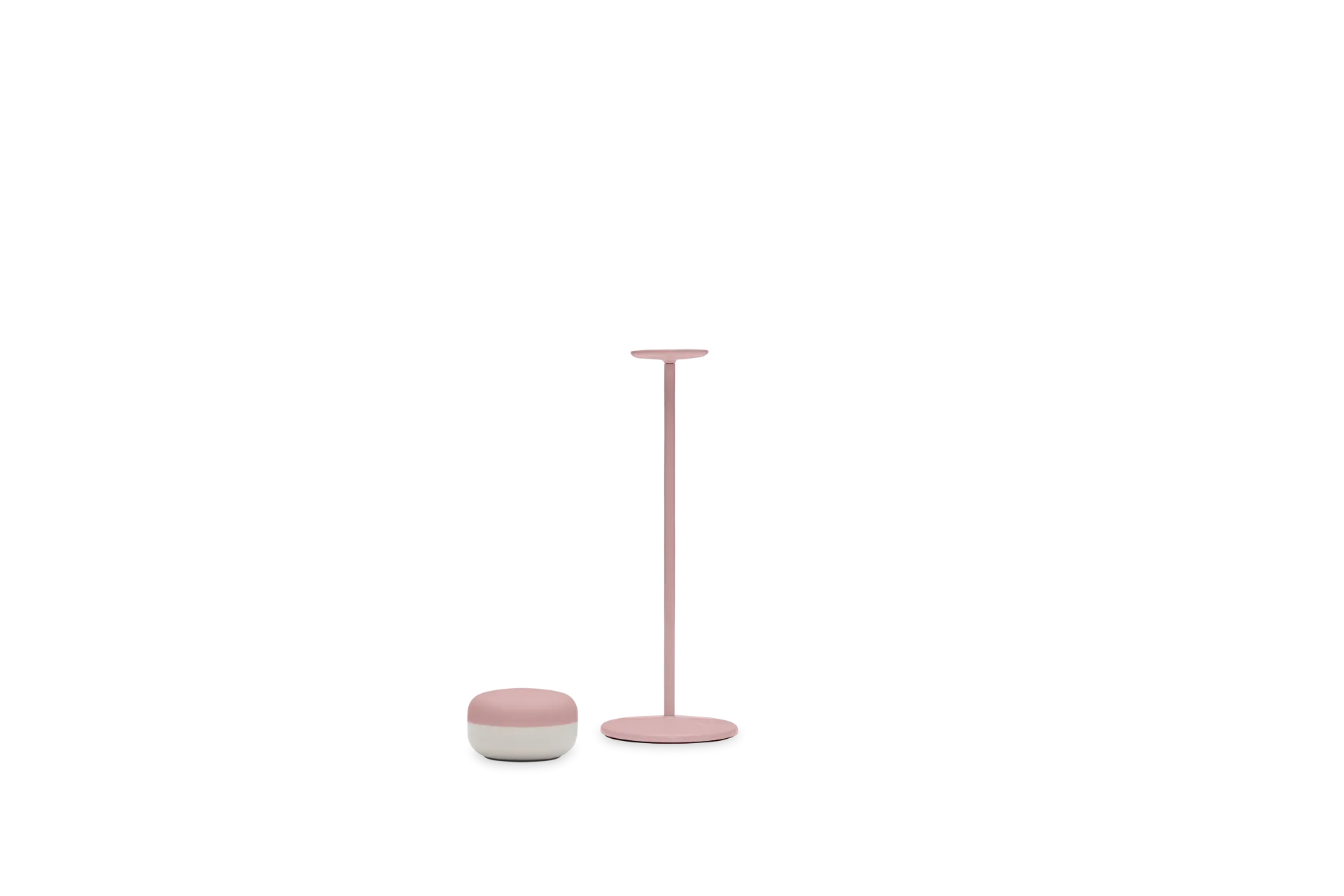 Cheerio Kabellose Tischlampe, rosa, 8x8x25.8 cm