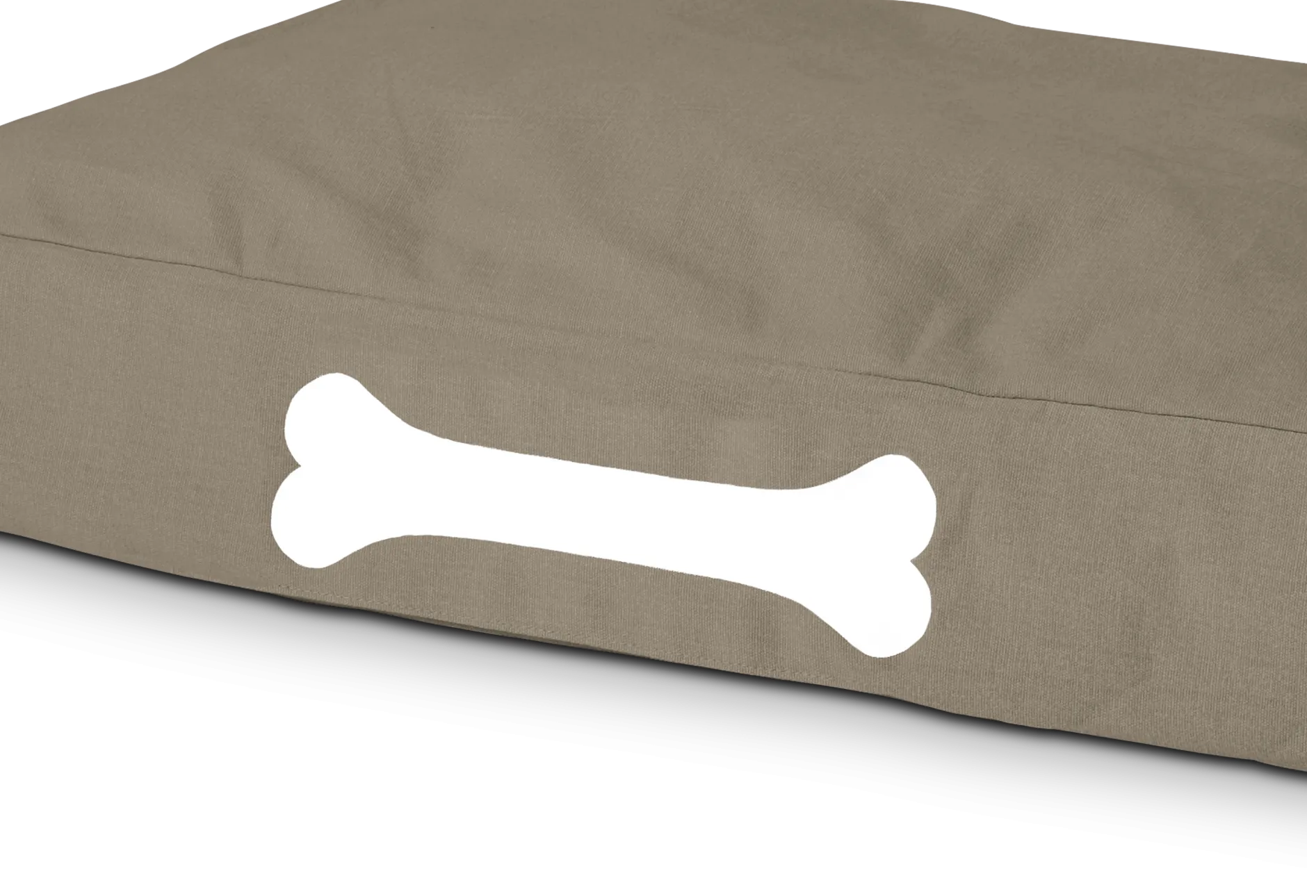 Doggielounge S Canvas Kleines Hundekissen, grau, 60x80x15 cm