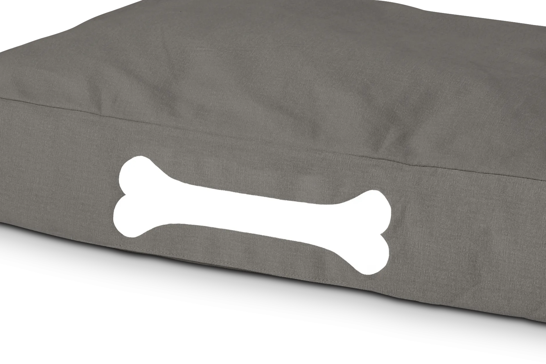 Doggielounge S Canvas Kleines Hundekissen, grau, 60x80x15 cm