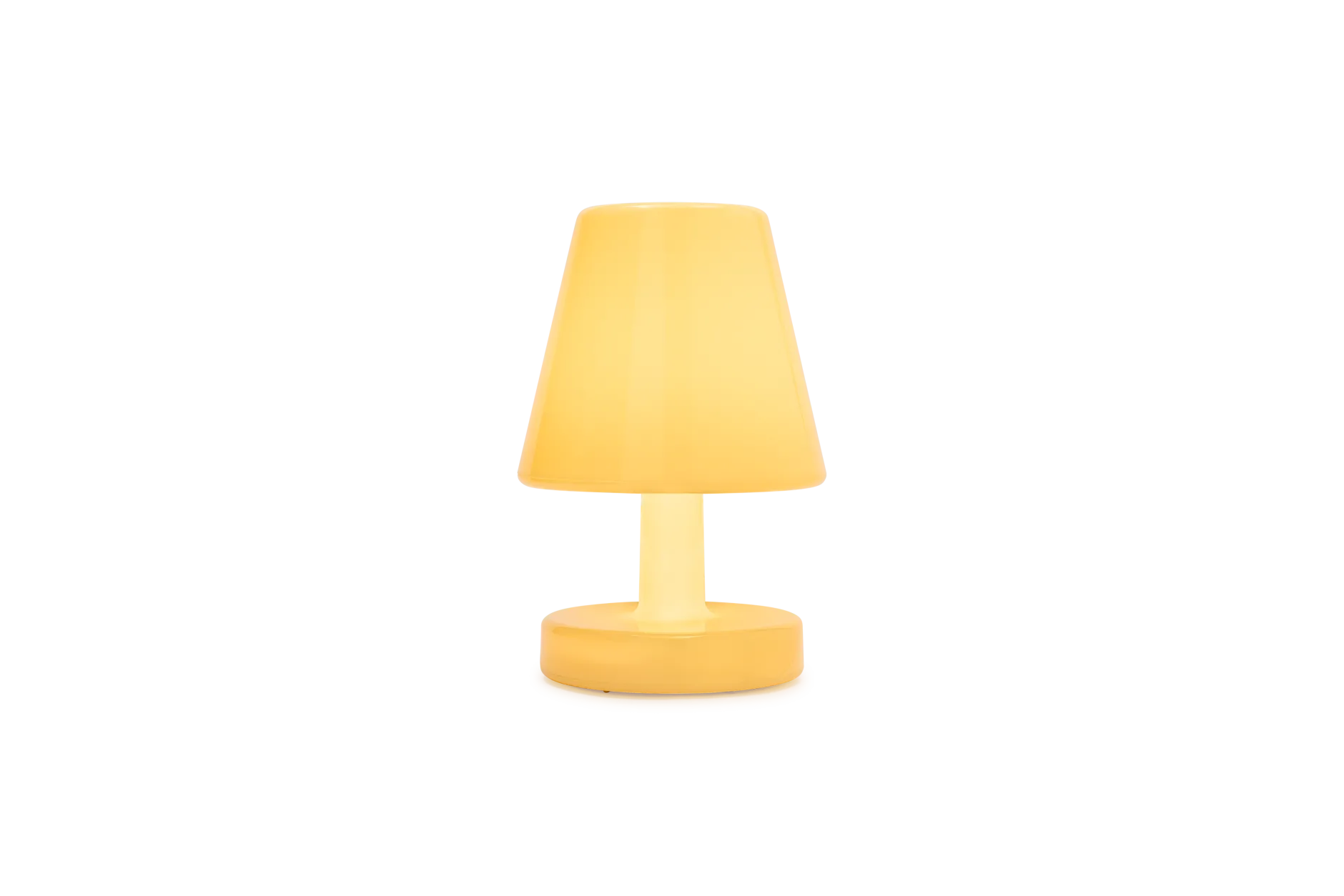 Edison The Ambiance Wiederaufladbare Lampe, gelb, 16.5x16.5x25.3 cm