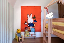 Flying Carpet x Miffy Miffy Spielteppich, orange, 180x140 cm