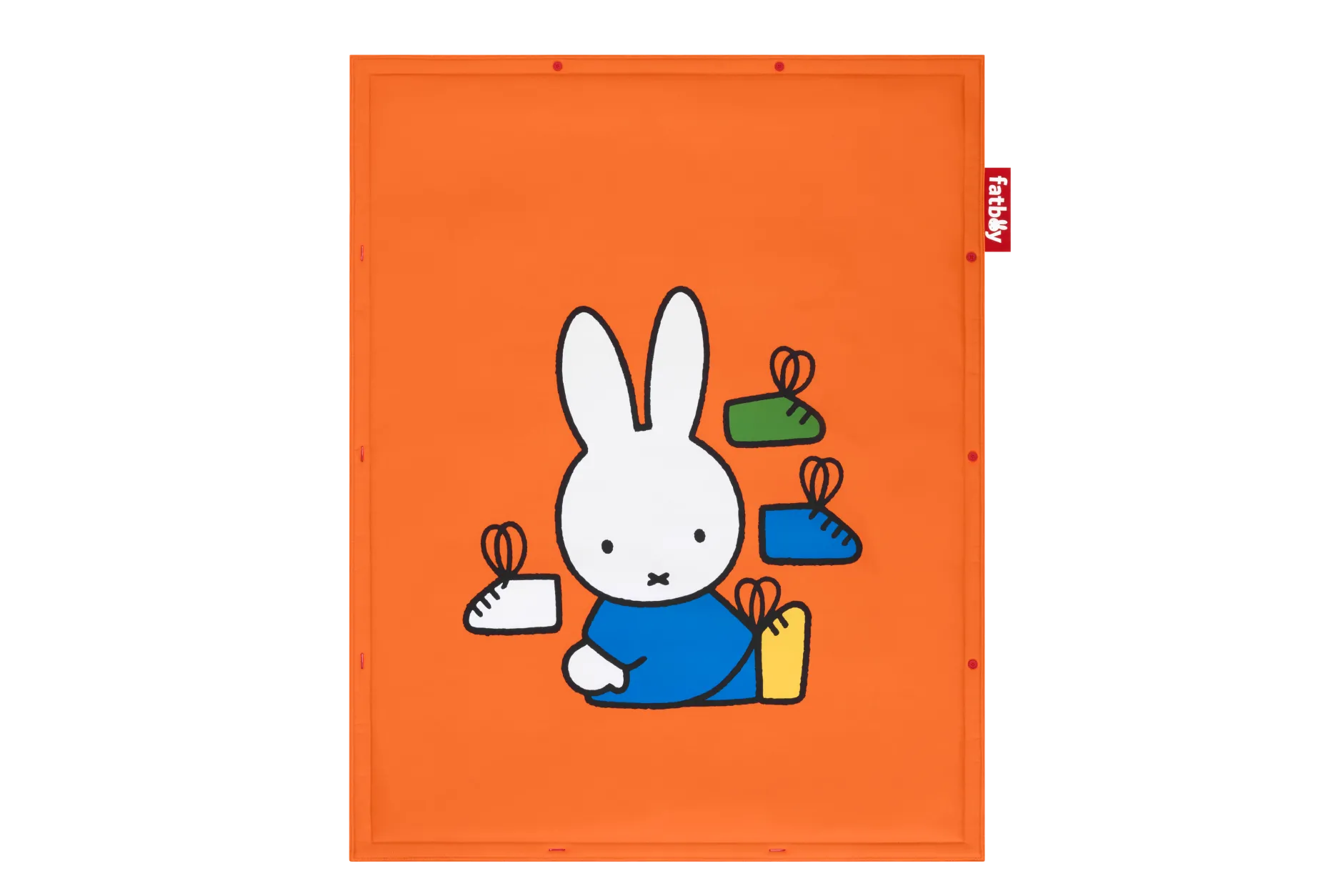 Flying Carpet x Miffy Miffy Spielteppich, orange, 180x140 cm