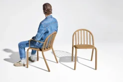 Fred's Armchair Gartenstuhl mit Armlehne, braun, 60x59.5x80.5 cm