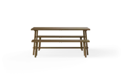 Fred's Bench Gartenbank, braun, 160x40x46.5 cm