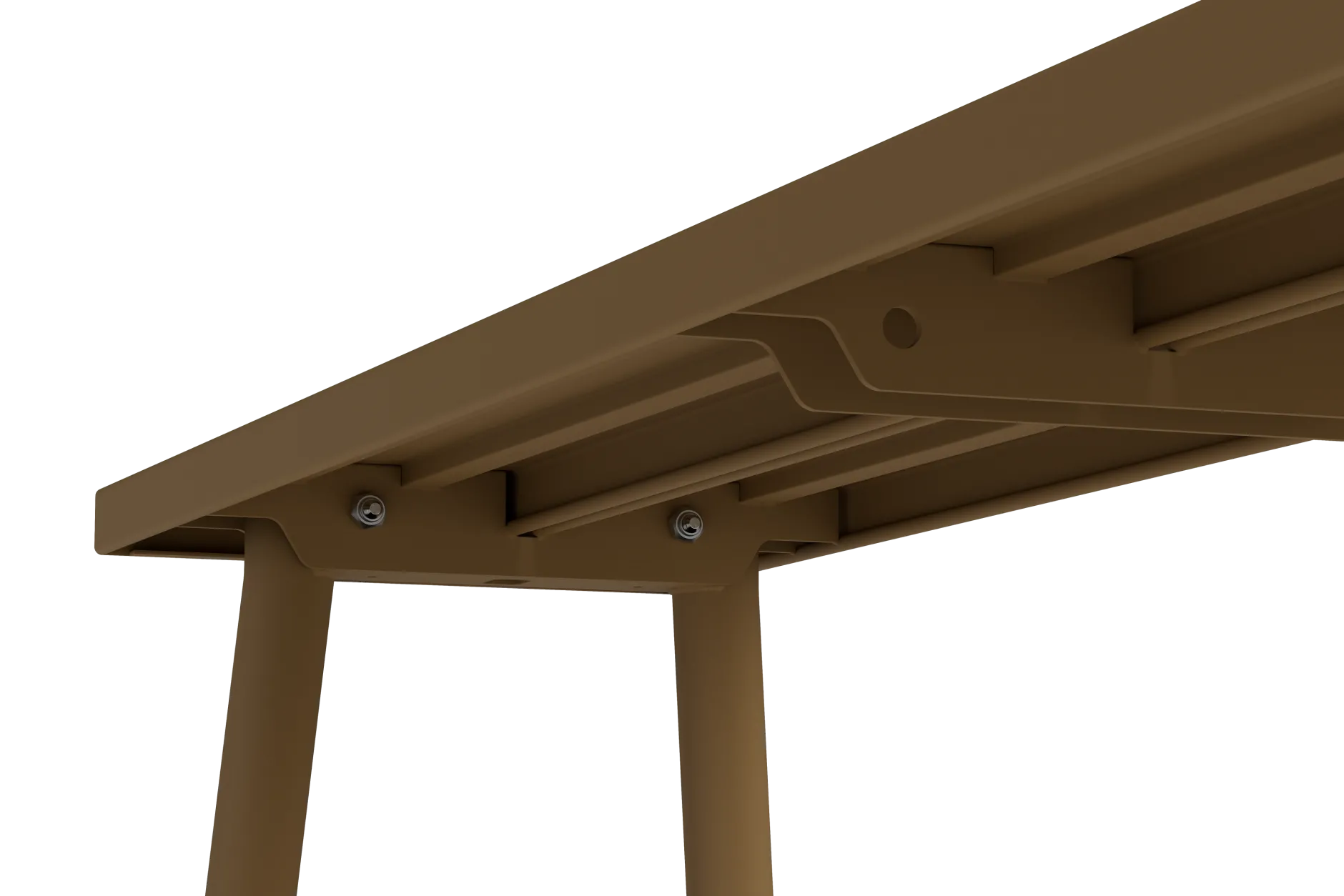 Fred's Bench Gartenbank, braun, 160x40x46.5 cm