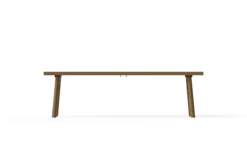 Fred's Bench Gartenbank, braun, 160x40x46.5 cm