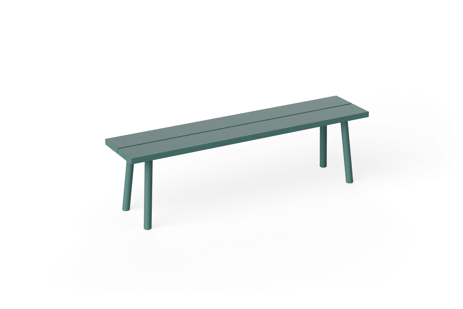 Fred's Bench Gartenbank, grün, 160x40x46.5 cm