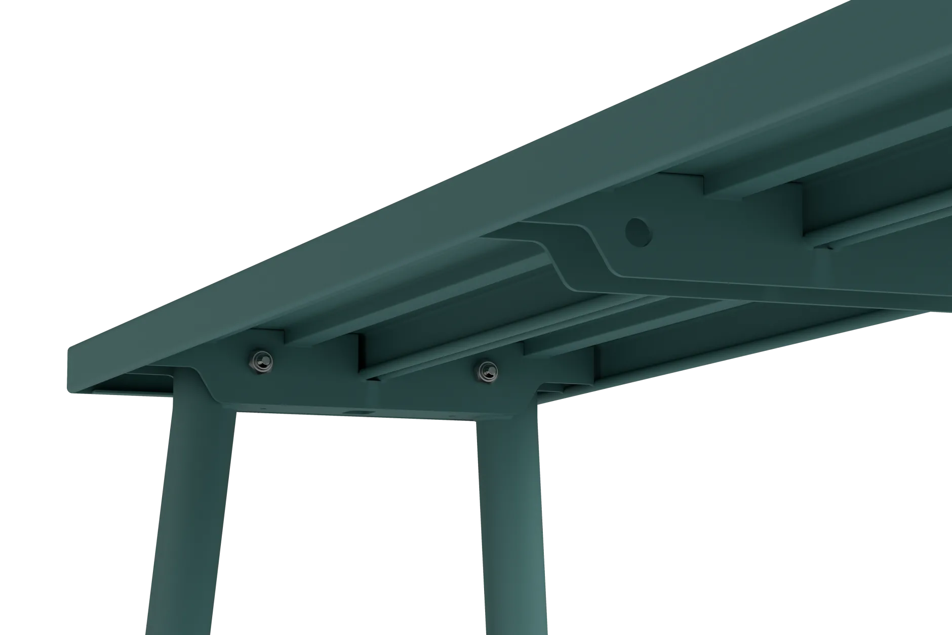 Fred's Bench Gartenbank, grün, 160x40x46.5 cm