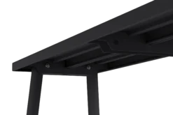 Fred's Bench Gartenbank, schwarz, 160x40x46.5 cm