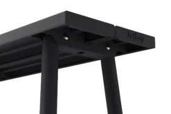 Fred's Bench Gartenbank, schwarz, 160x40x46.5 cm