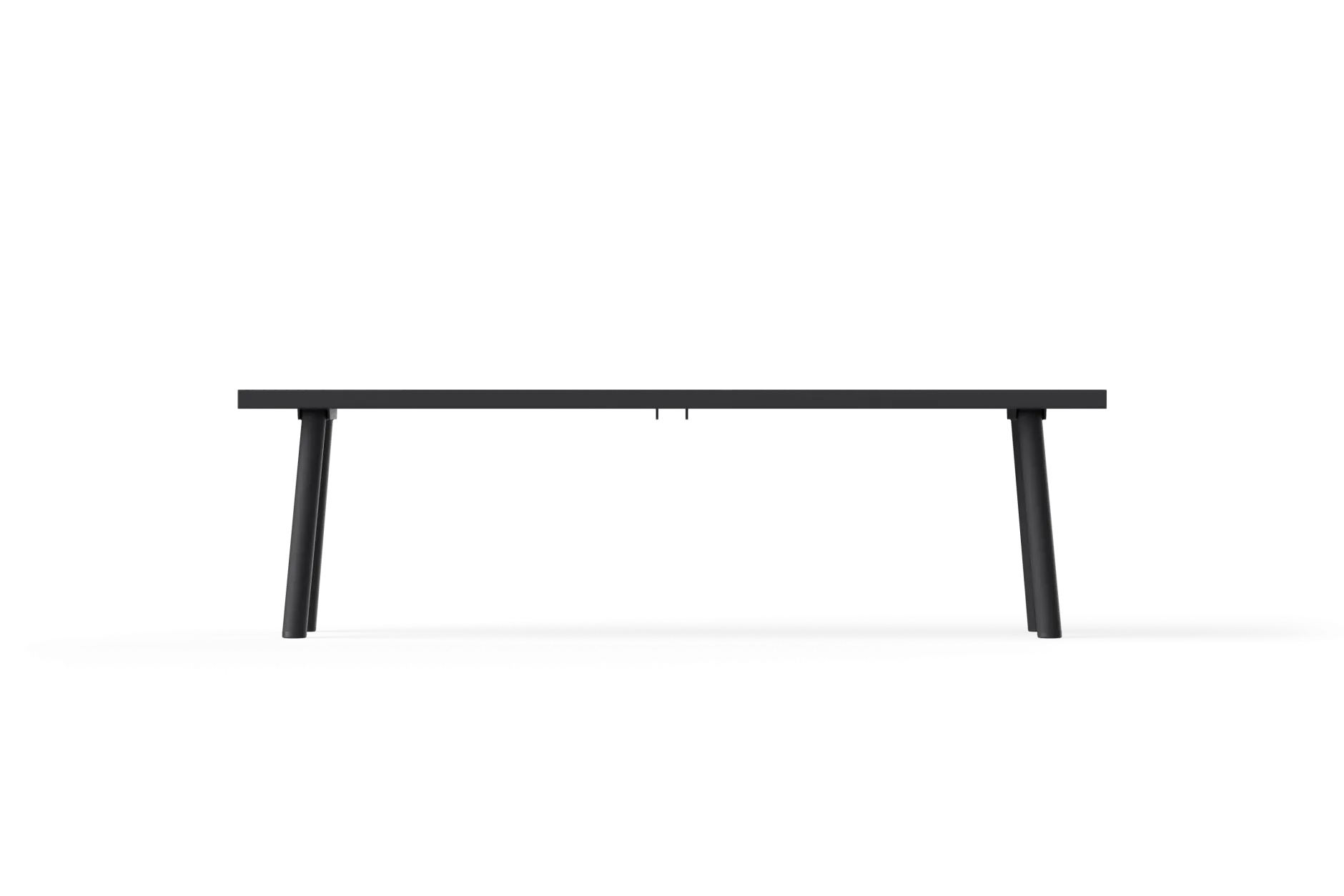 Fred's Bench Gartenbank, schwarz, 160x40x46.5 cm