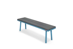 Fred's Bench Pillow Outdoor-kissen, grau, 160x40x3.5 cm