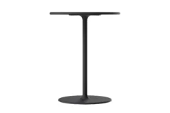 Fred's Bistreau Kleiner runder Gartentisch, schwarz, 60x60x76 cm