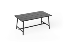 Fred's Medium Table Gartentisch, schwarz, 170x90x76 cm
