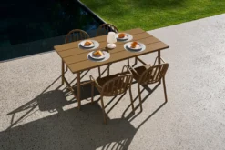 Fred's Medium Table Gartentisch, braun, 170x90x76 cm