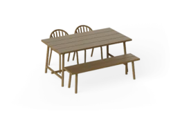 Fred's Medium Table Gartentisch, braun, 170x90x76 cm