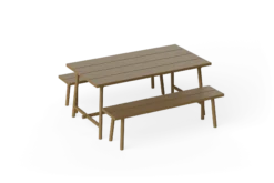 Fred's Medium Table Gartentisch, braun, 170x90x76 cm