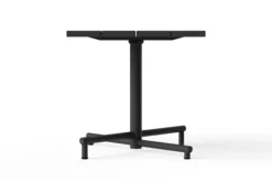 Fred's Square Bistreau Kleiner quadratischer Gartentisch, schwarz, 80x80x76 cm
