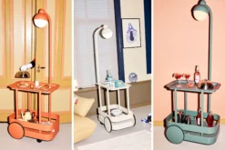 Jolly Trolley Mobile Bartisch, grün, 78x55x200 cm