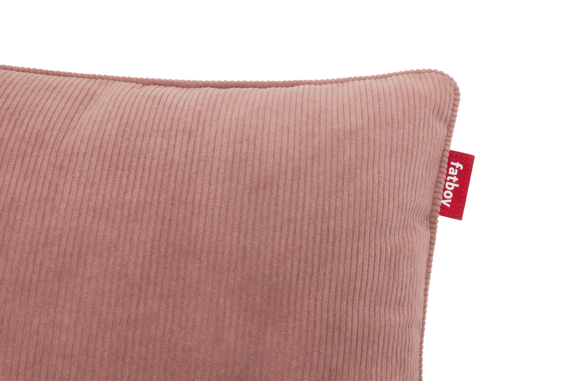 King Pillow Cord Dekokissen, rosa, 66x40 cm
