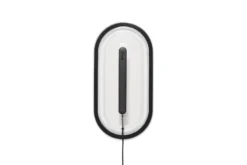 Led's Strip Wandleuchte, schwarz, 36.5x18.9x7 cm