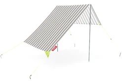 Miasun Tragbares Strandzelt, grau, 330x190x140 cm