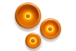 Oloha Trio Wandleuchten-Set, orange,cm