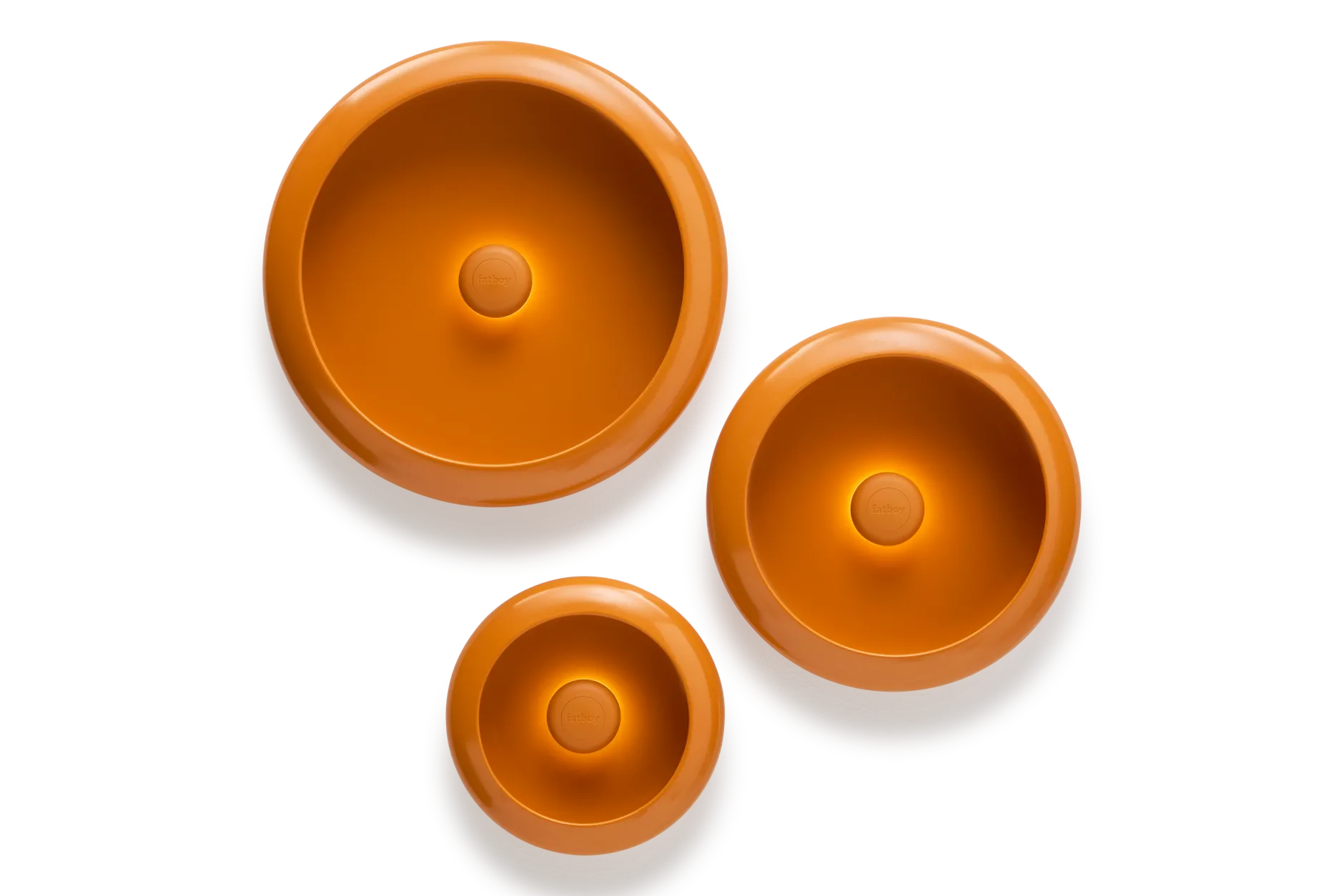 Oloha Trio Wandleuchten-Set, orange,cm