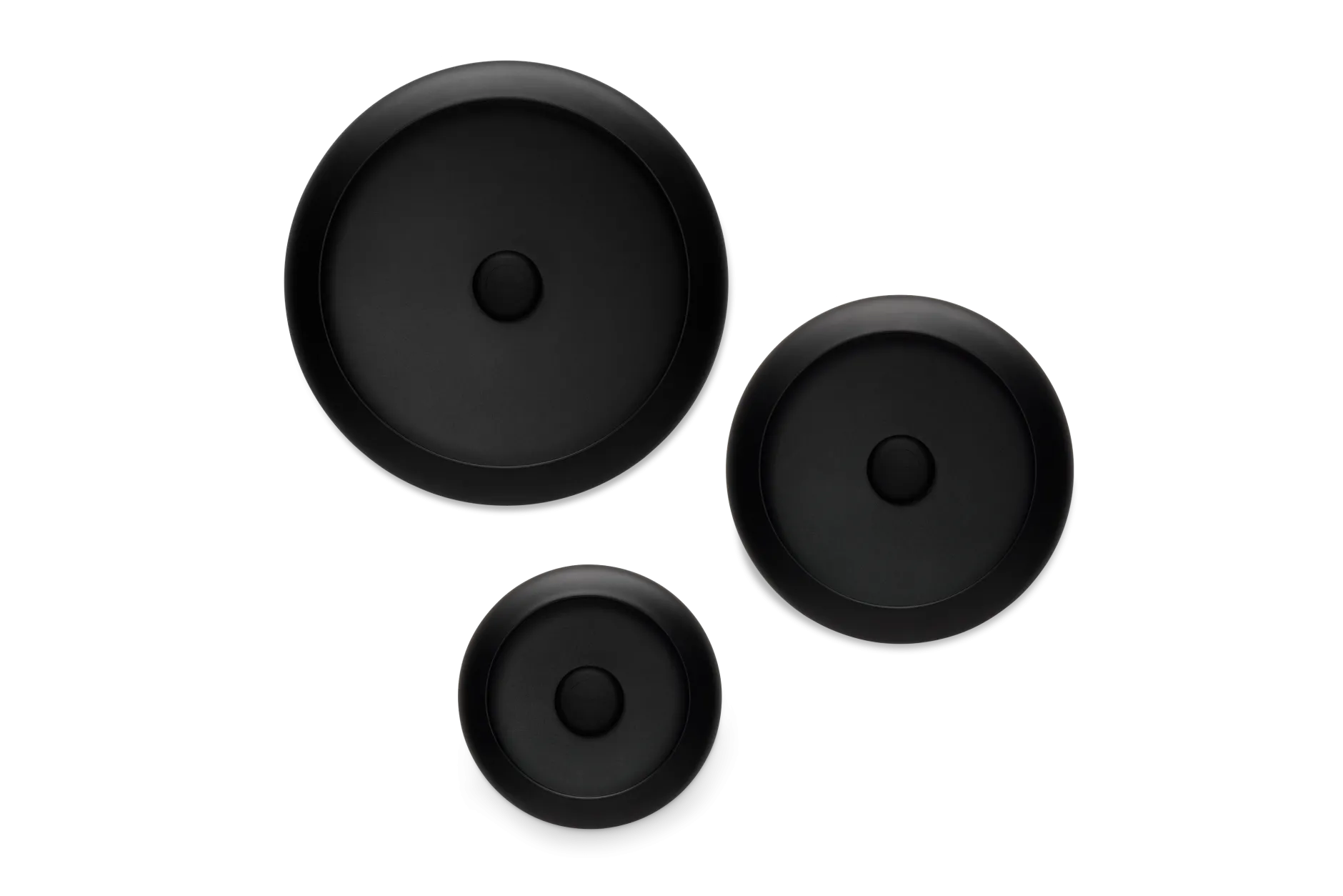 Oloha Trio Wandleuchten-Set, schwarz,cm