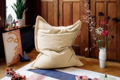 Original Slim Teddy Teddy-Sitzsack, beige, 155x120 cm