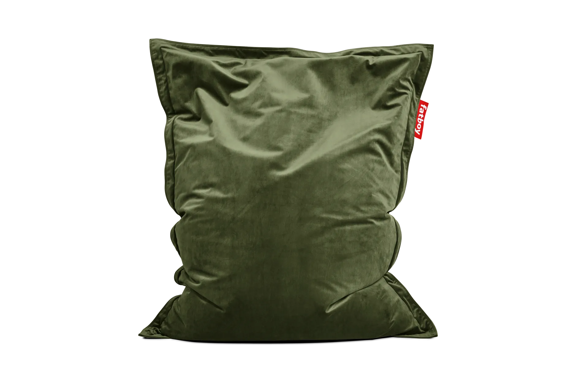 Original Slim Velvet Samt-Sitzsack, grün, 120x155 cm