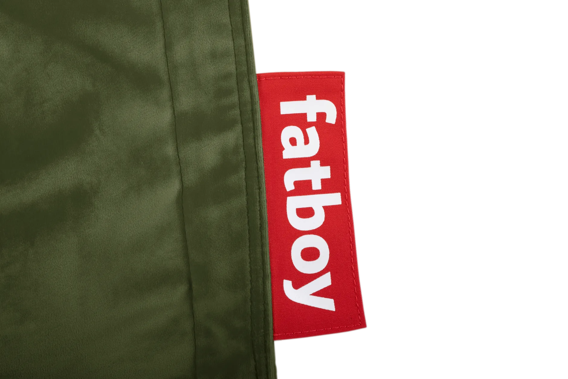 Original Slim Velvet Samt-Sitzsack, grün, 120x155 cm