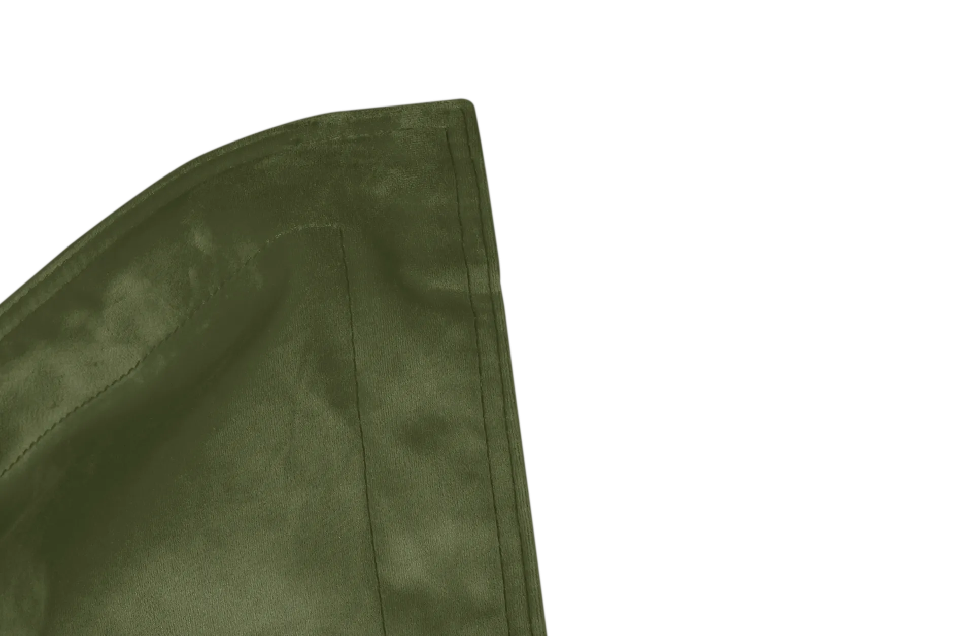 Original Slim Velvet Samt-Sitzsack, grün, 120x155 cm