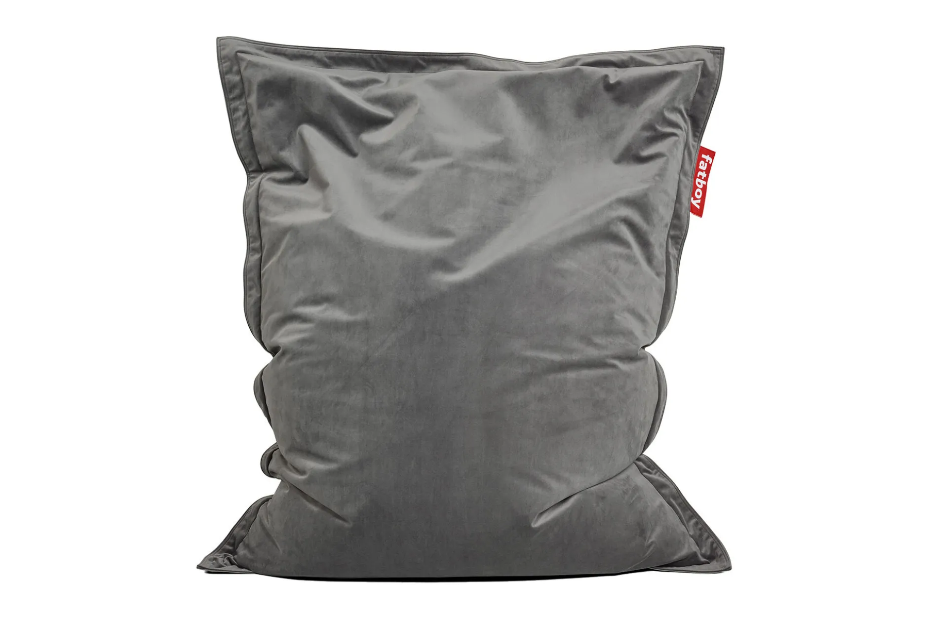Original Slim Velvet Samt-Sitzsack, braun, 120x155 cm
