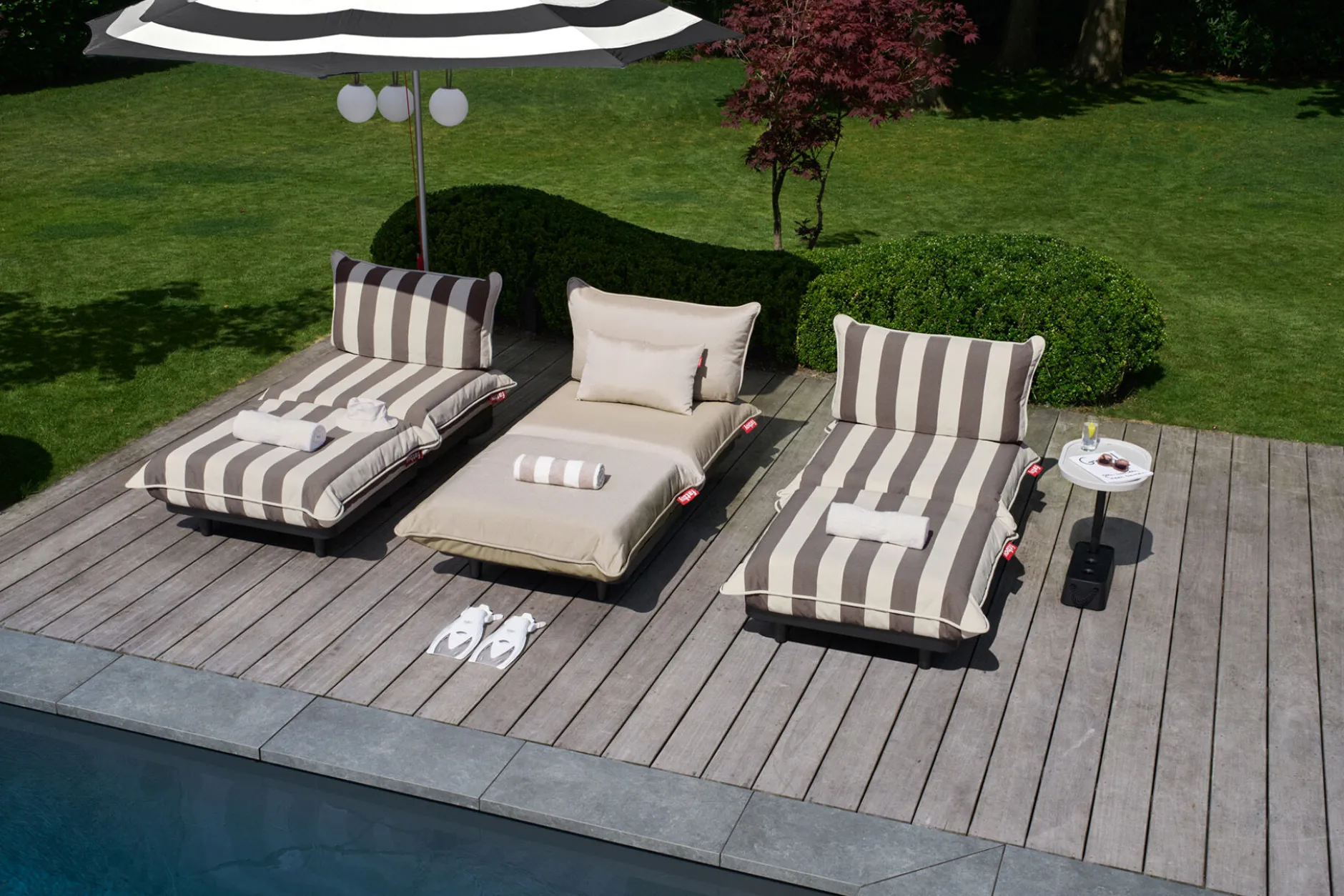 Paletti Lounge Chair Royal Modularer Outdoor-Loungesessel, 100x100x90 cm