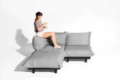 Paletti Seat Royal Modulares Loungesofa, grau, 100x100x90 cm