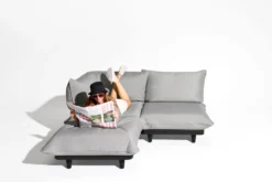 Paletti Set Medium Royal + Table Modulares Outdoor-Loungeset, 190x190x90 cm