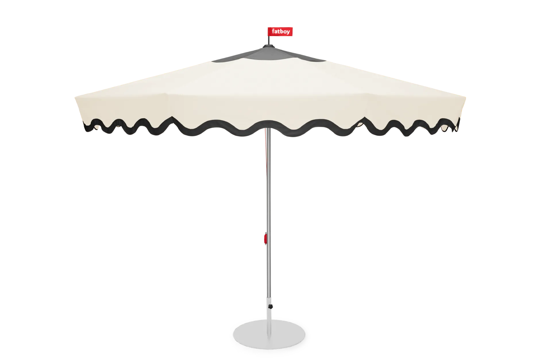 Pensol + Base Light Grey Sonnenschirm mit Fuß, 350x350x280 cm