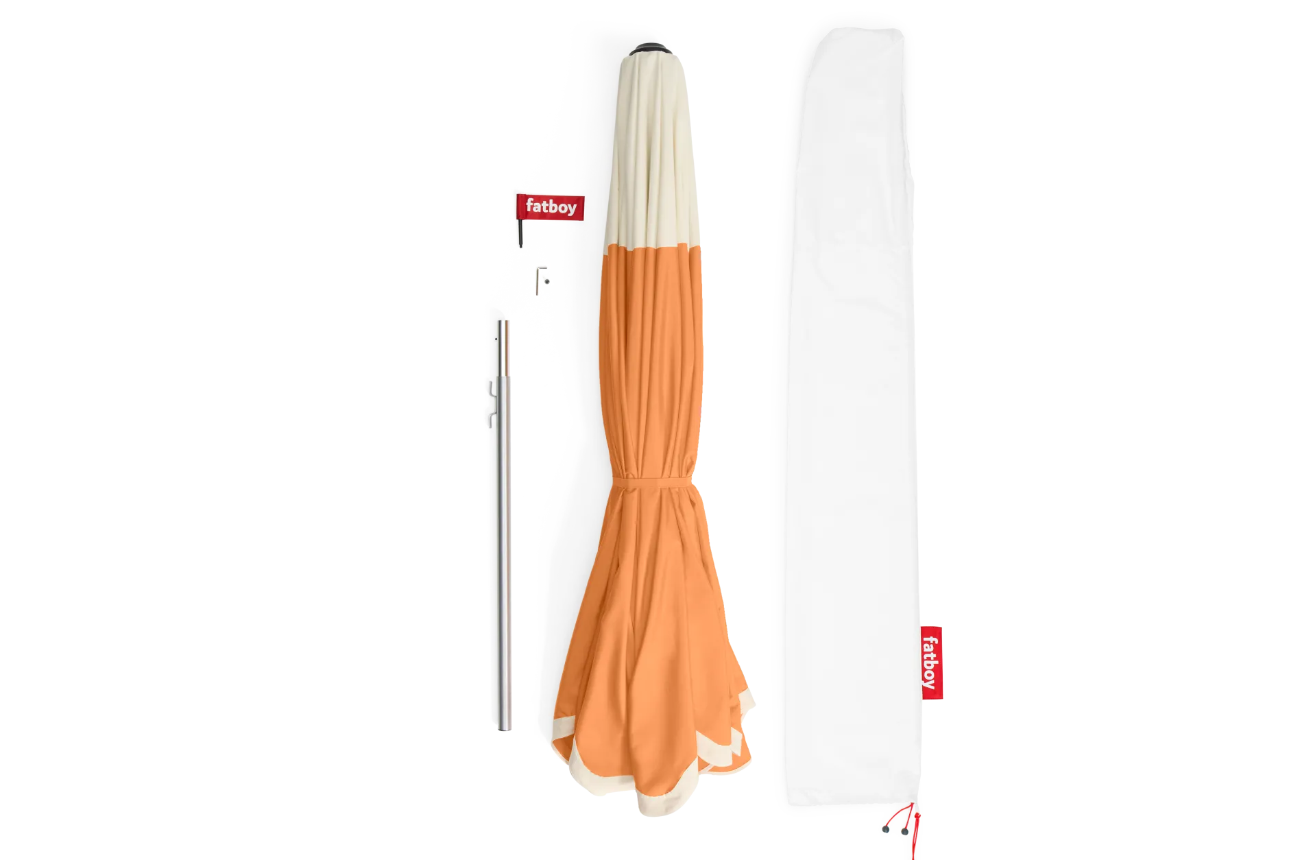 Pensol Sonnenschirm, orange, 350x350x280 cm