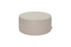Pfffh Boucle Hocker, beige, 90x90x40 cm